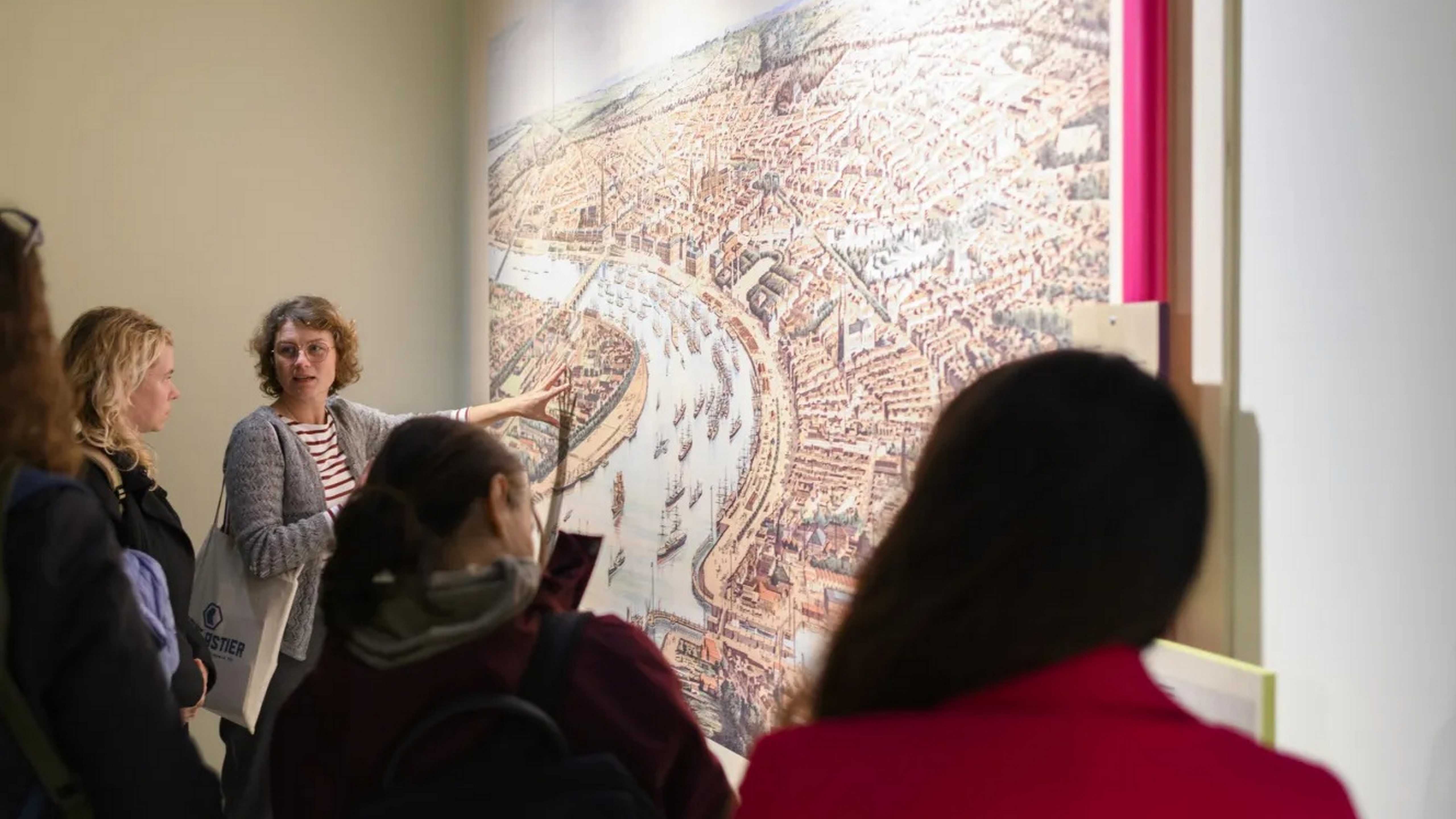 Nouvel espace d'exposition du "Centre d'interprétation Bordeaux Patrimoine Mondial" au Musée d'Aquitaine
